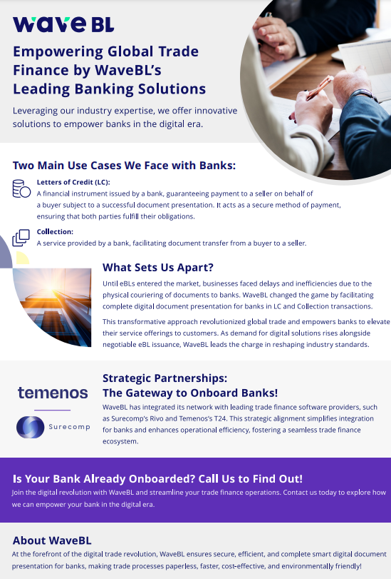 Bank one pager